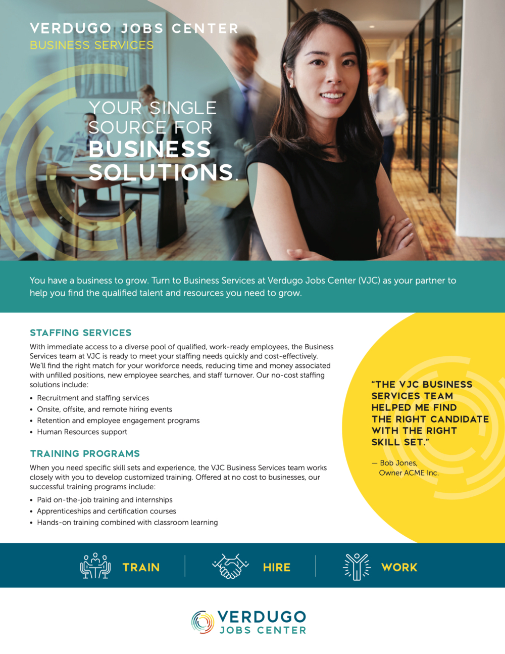 Business Services Flyer